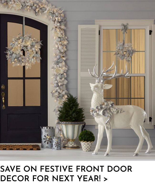 Save On Festive Front Door Decor For Next Year