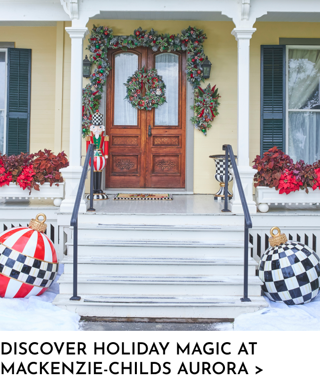 Discover Holiday Magic at MacKenzie-Childs Aurora, NY