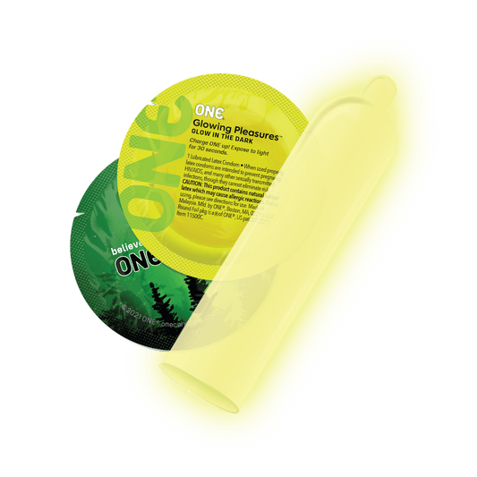 Glowing Pleasures Condoms | Glowing Pleasures Condoms ONE®